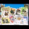 Cats - packet of 50 pc poststamps