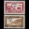 FRENCH COLONIES: French post office in Morocco [la poste français au Maroc] 127-128* overprint