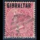 BRITISH COLONIES/ Commonwealth: Gibraltar 2 [] overprint