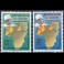 FRENCH COLONIES: Republic of Guinea [République de Guinée] 100-101* overprint