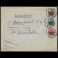 envelope: German Imperial Post in occupied Poland TOWN POST K.O.m.st.W. 12.1.1916 +censorship