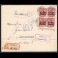 envelope: German Imperial Post in occupied Poland TOWN POST Warschau 23.5.1917 +registered +censorship